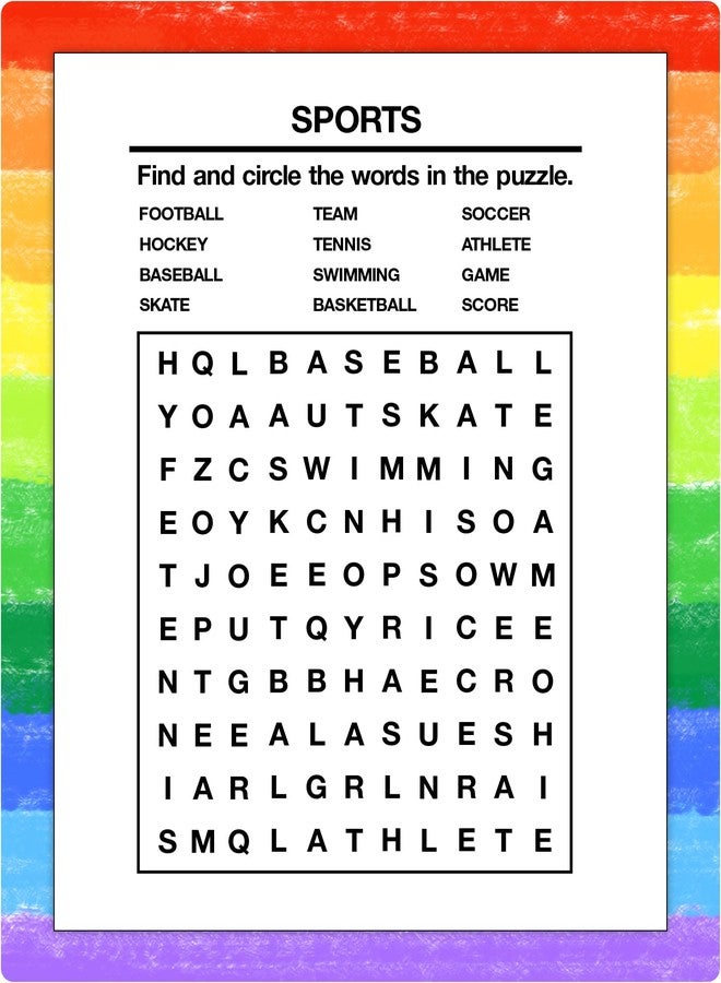 ZOCO - Word Search for Kids - Mini Activity Pads (50 Bulk Pack Without Crayons) - Party Favors, Goodie Bag Stuffers, Activities for Kids - Image 4